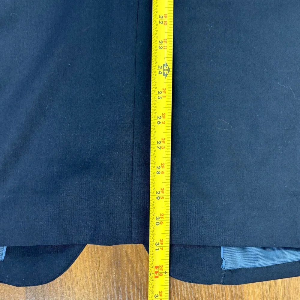 Pronto Uomo Navy Wool Blend Blazer Suit Jacket 44‎ Long Mens